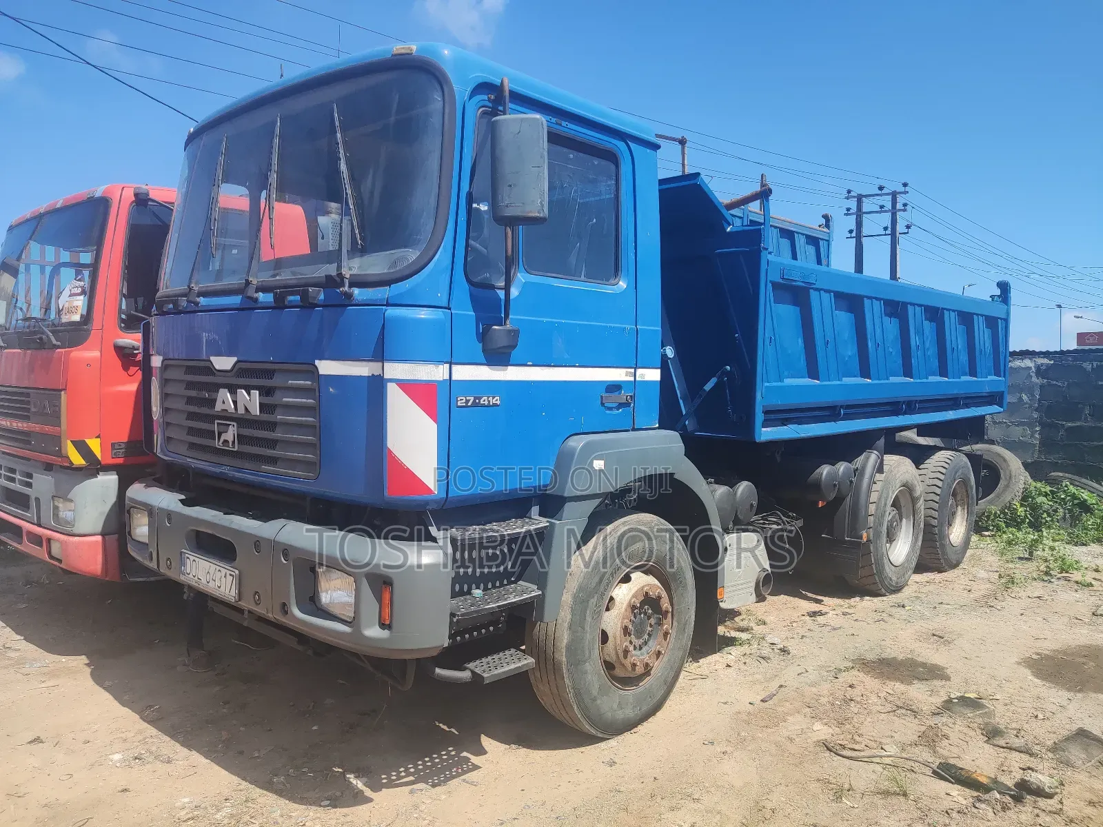 Man DIESEL 10 Tyres Dumb Truck