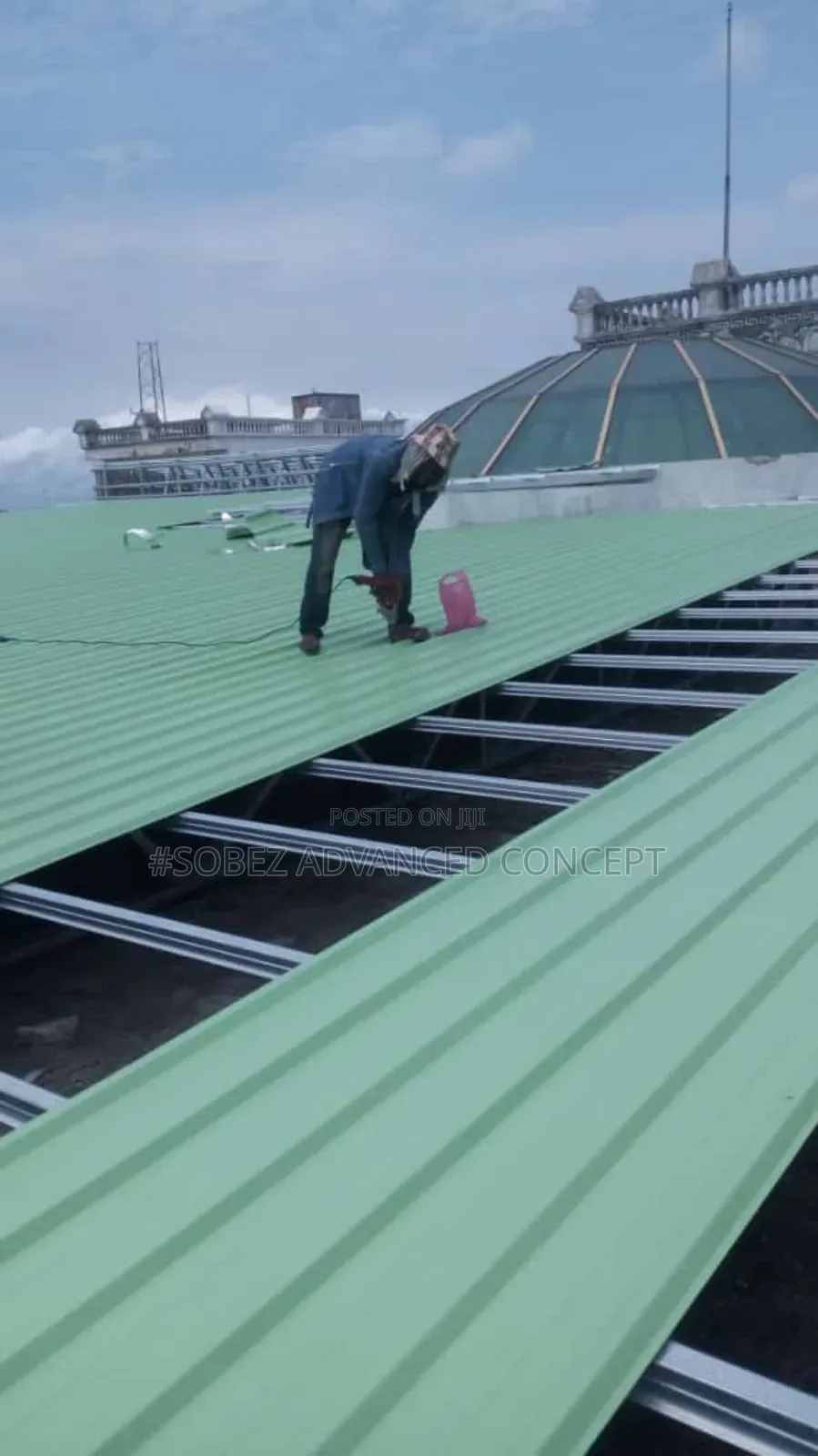 Flat Bed Iron Cladding Roofing