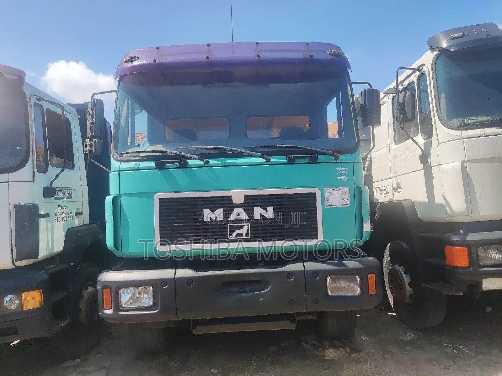 Man DIESEL 10 Tyres With Auxiliary