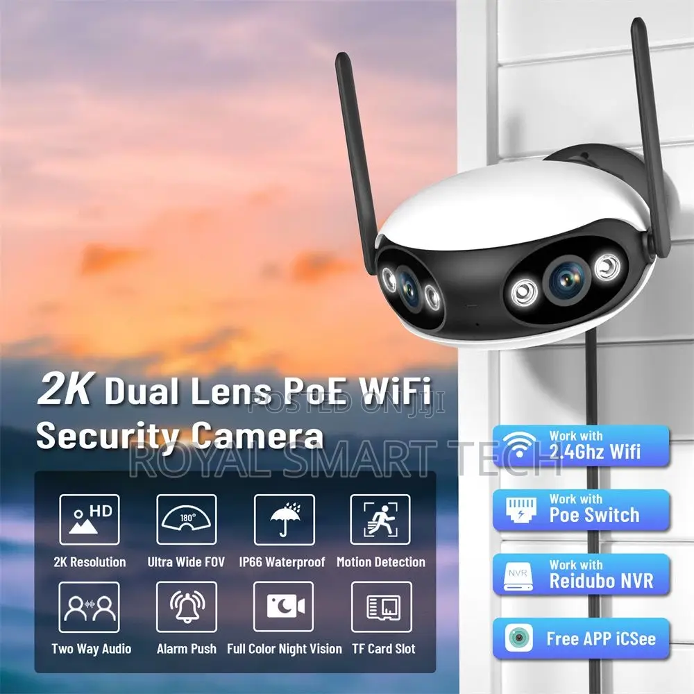 Dual Lens Security Camera