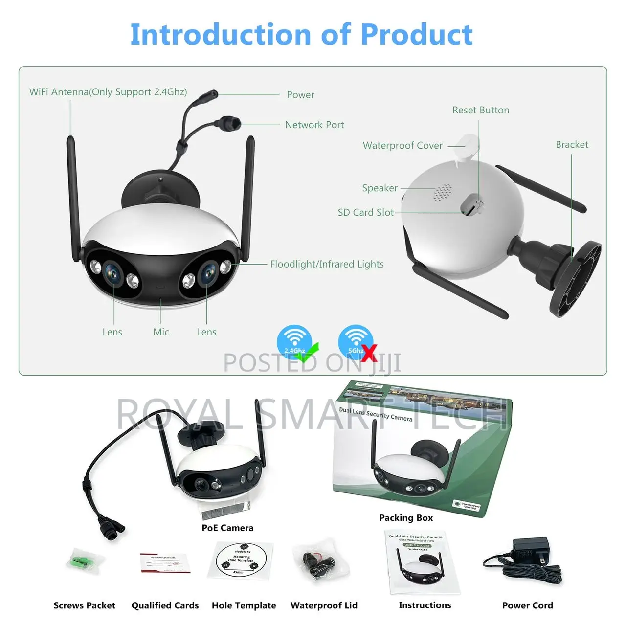 Dual Lens Security Camera