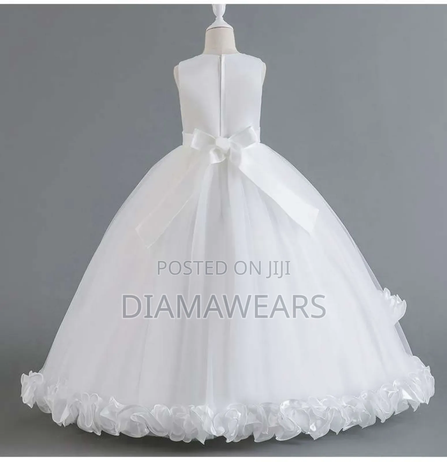 White Children Ball Gown