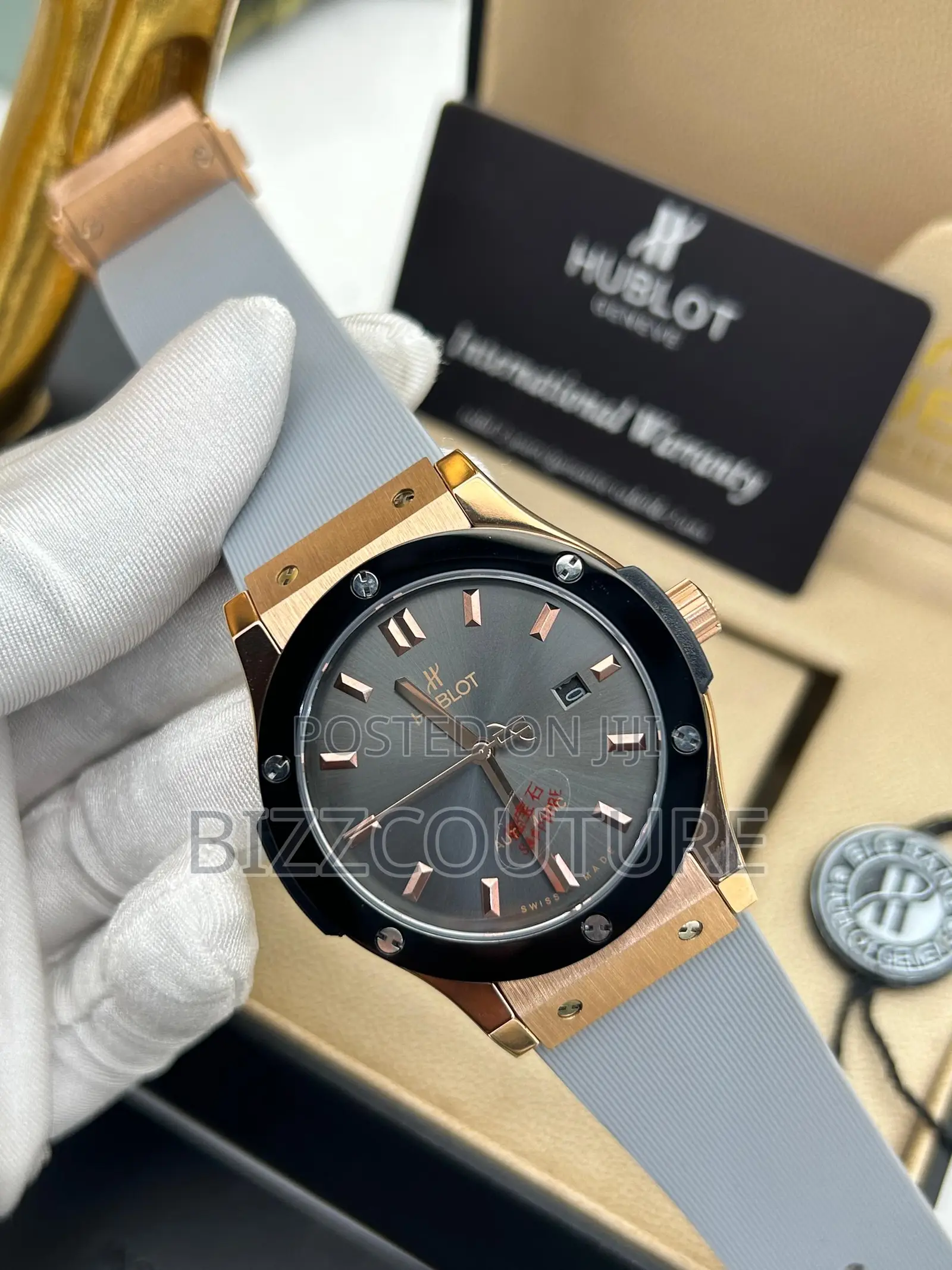 Original Hublot Color Selection Rubber Strap Watch in Store