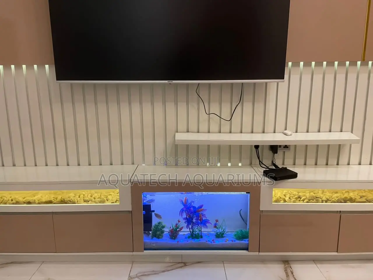 Tv Console Aquarium