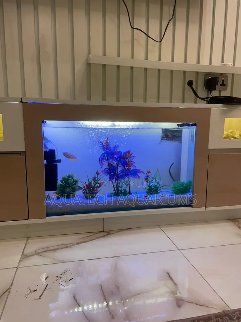 Tv Console Aquarium