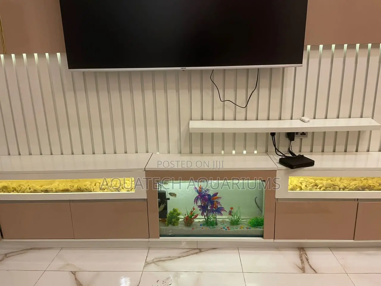 Tv Console Aquarium