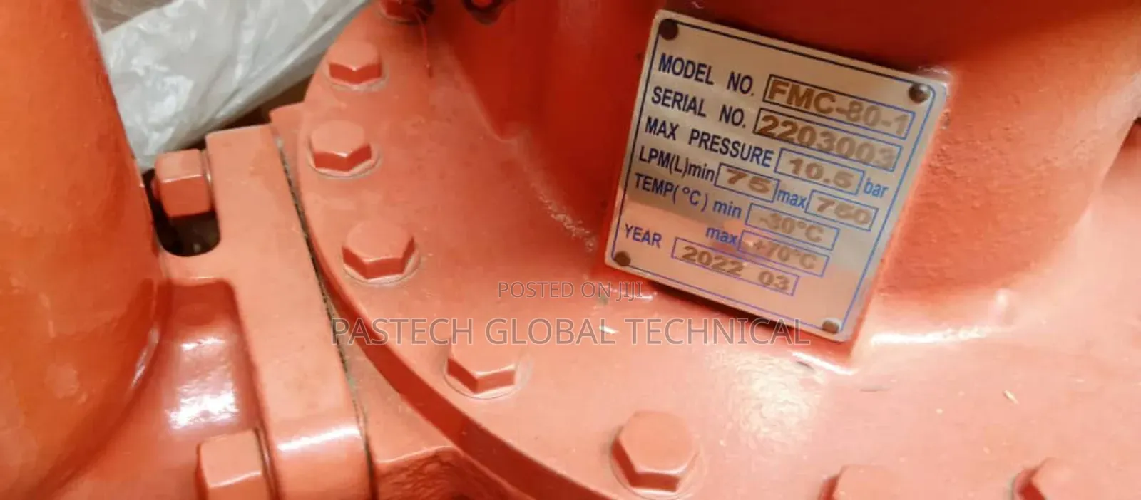 3" FMC Smith Flow Meter MODEL FMC-80-1