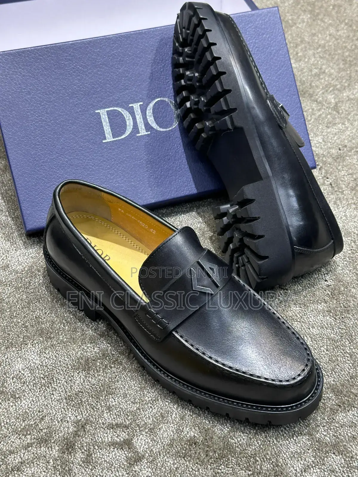 Original Luxury Leather Shoes Dior Best Fashion
