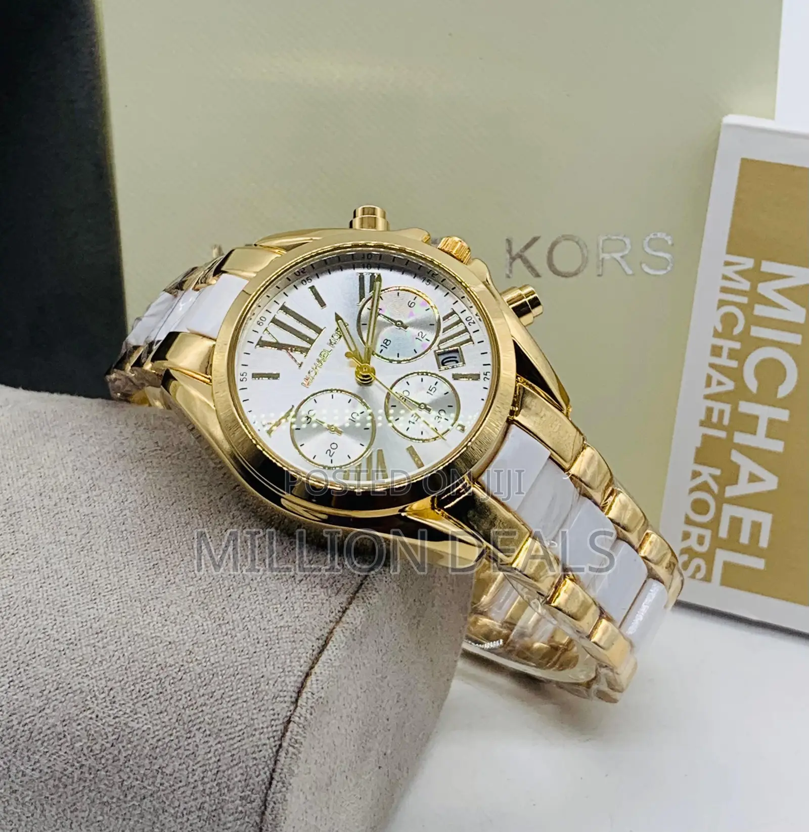 Polished Stainless Steel Women’S Wrist Watch