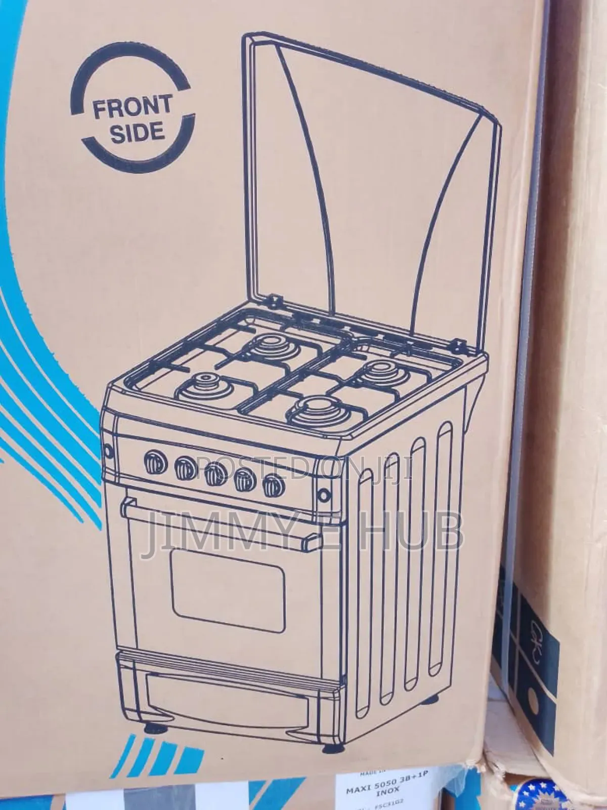 Maxi 50 Cm by 50 Cm Gas Cooker With Oven