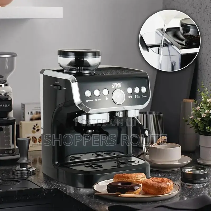 Multifunction Coffee Maker Espresso With Coffee Grinder