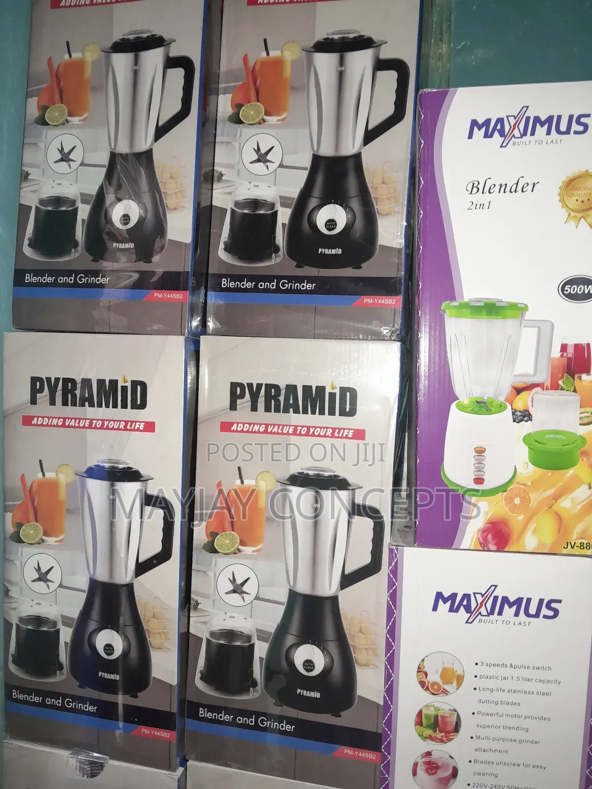 Pyramid Stainless Blender and Grinder
