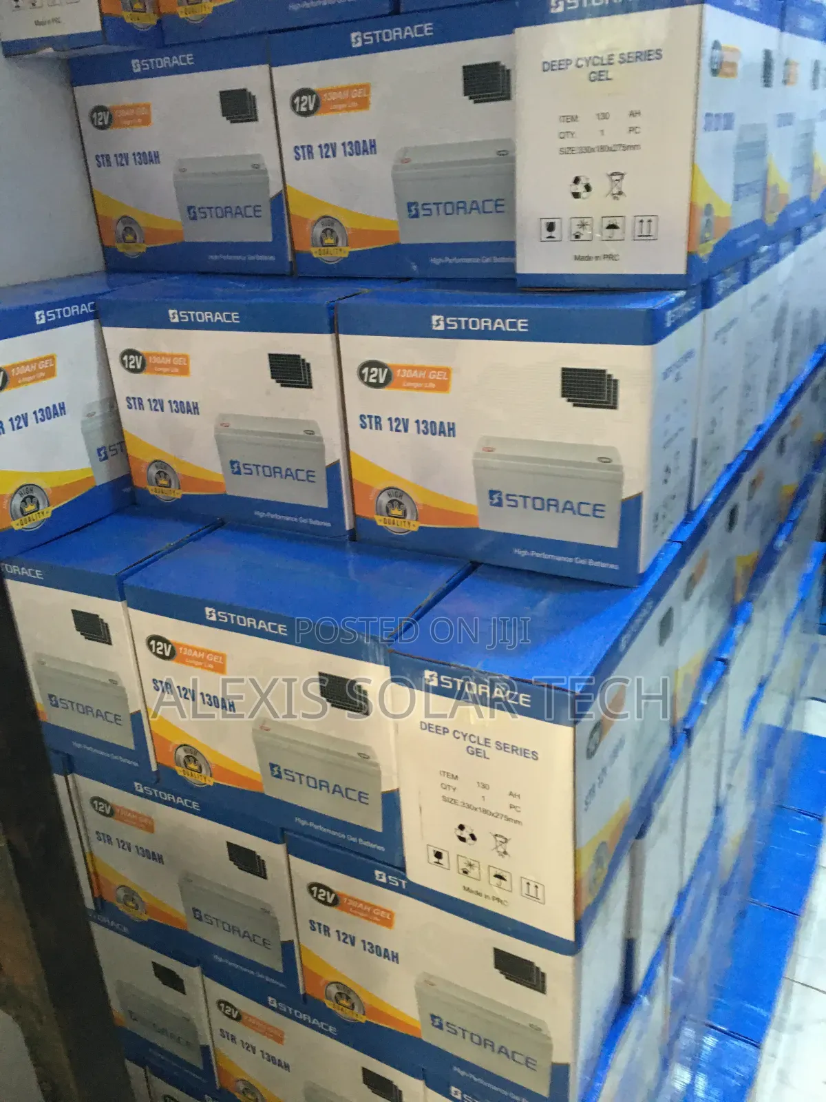 130ah Storace Solar Battery