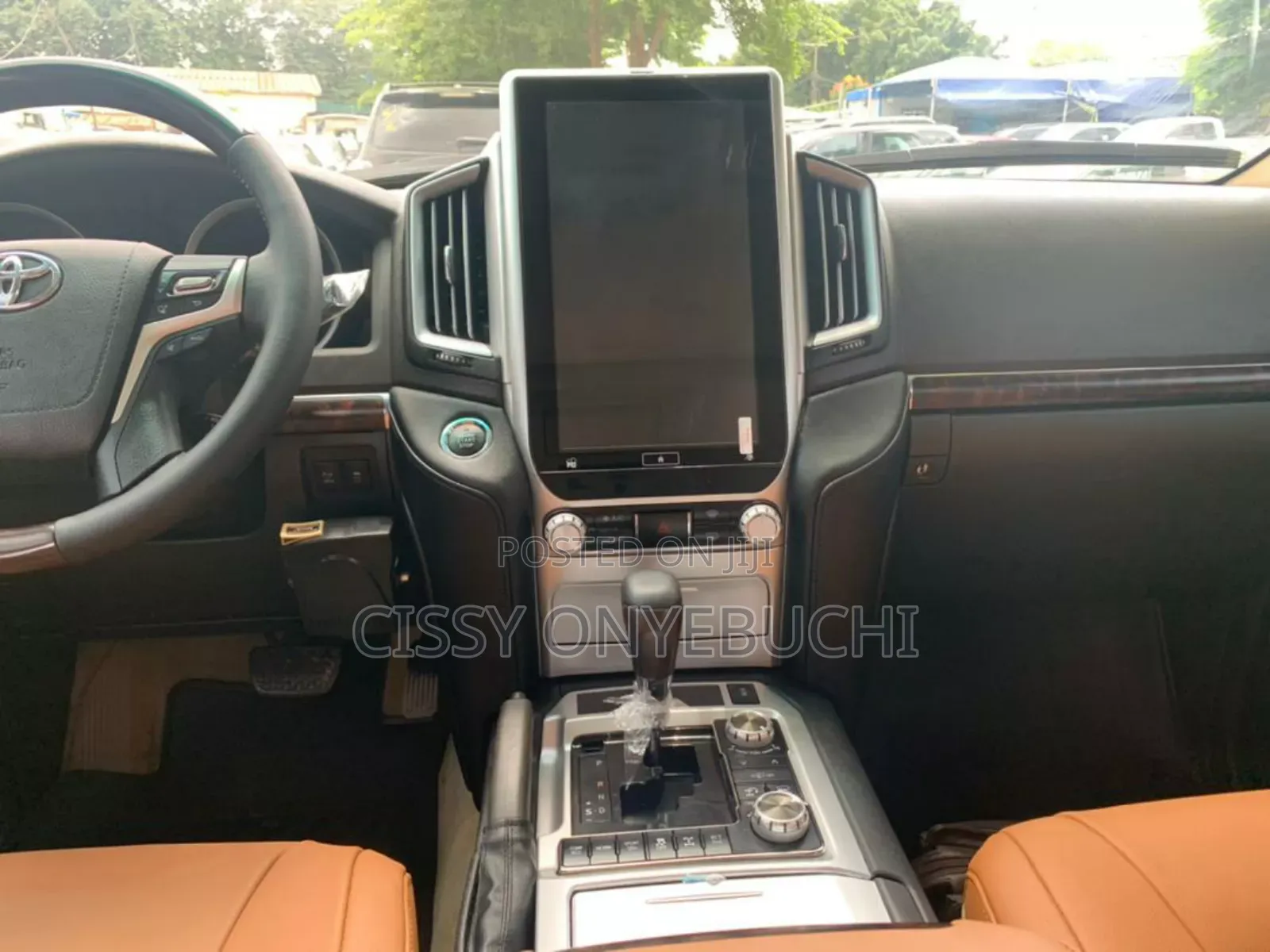 Toyota Landcruiser Tesla Android Player +Reverse Camera