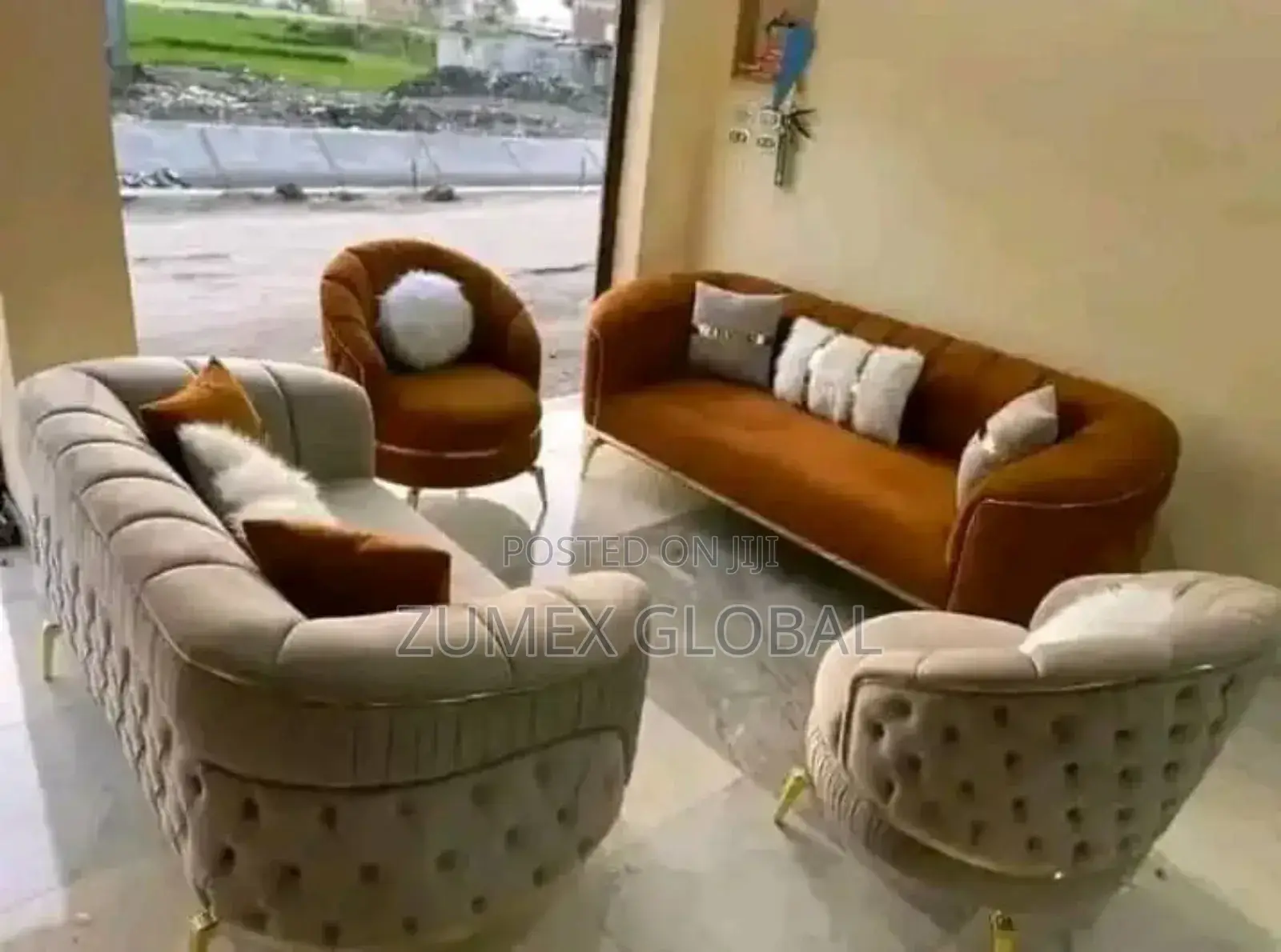 Complete Set of Living Room Sofa