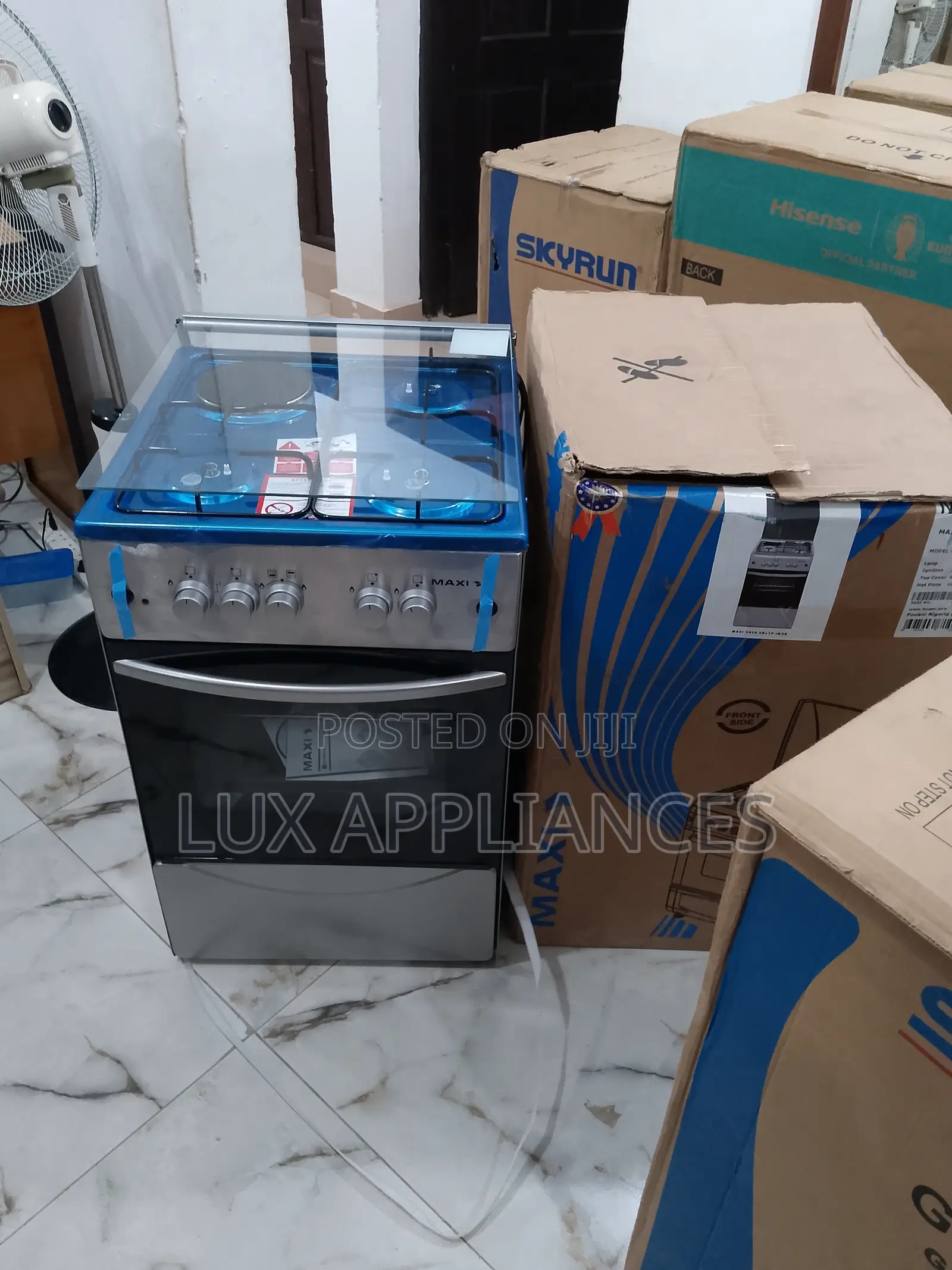 Good Maxi 3 Gas Burner and 1 Heater Cooker