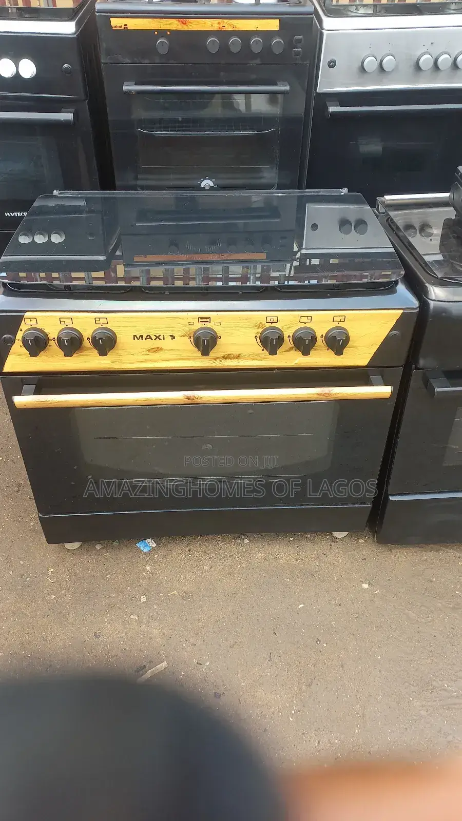 5 Burners German Standard Standing Gas Cooker