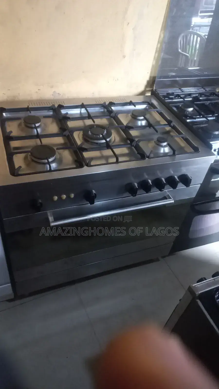5 Burners German Standard Standing Gas Cooker