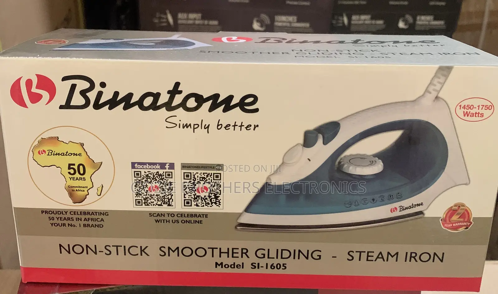 Binatone Steam Pressing Iron Si-1605