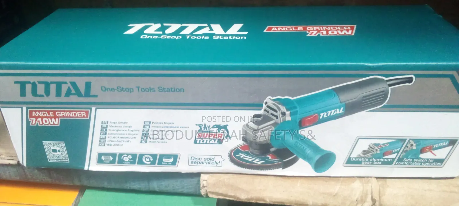 Electric Total Baby Angle Grinder 710W