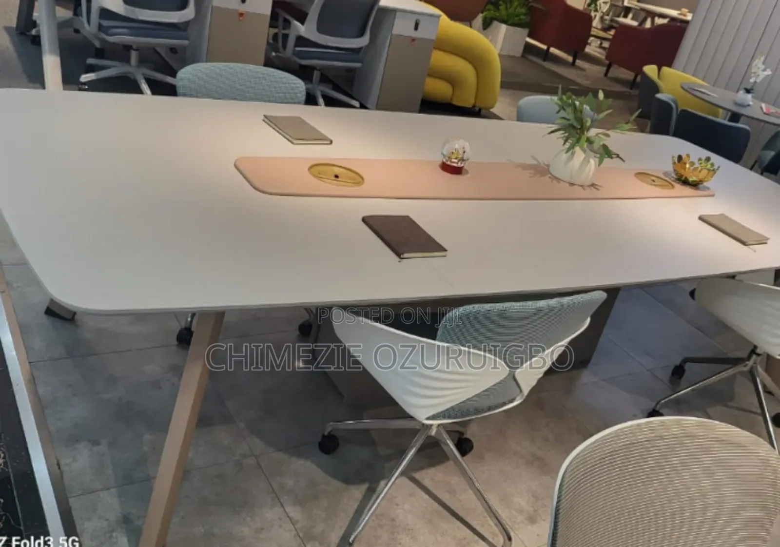 3.2 Meters White Conference/ Boardroom Table
