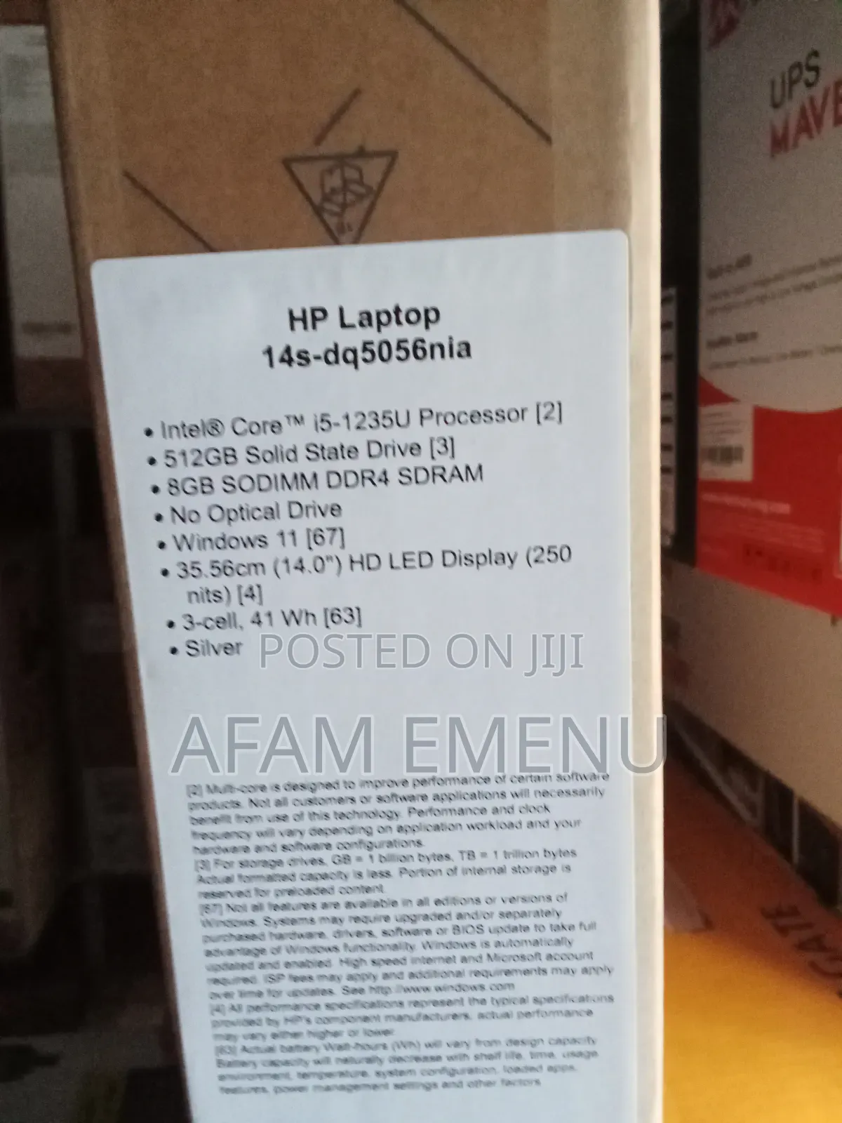 New Laptop HP 14S 8GB Intel Core I5 SSD 512GB