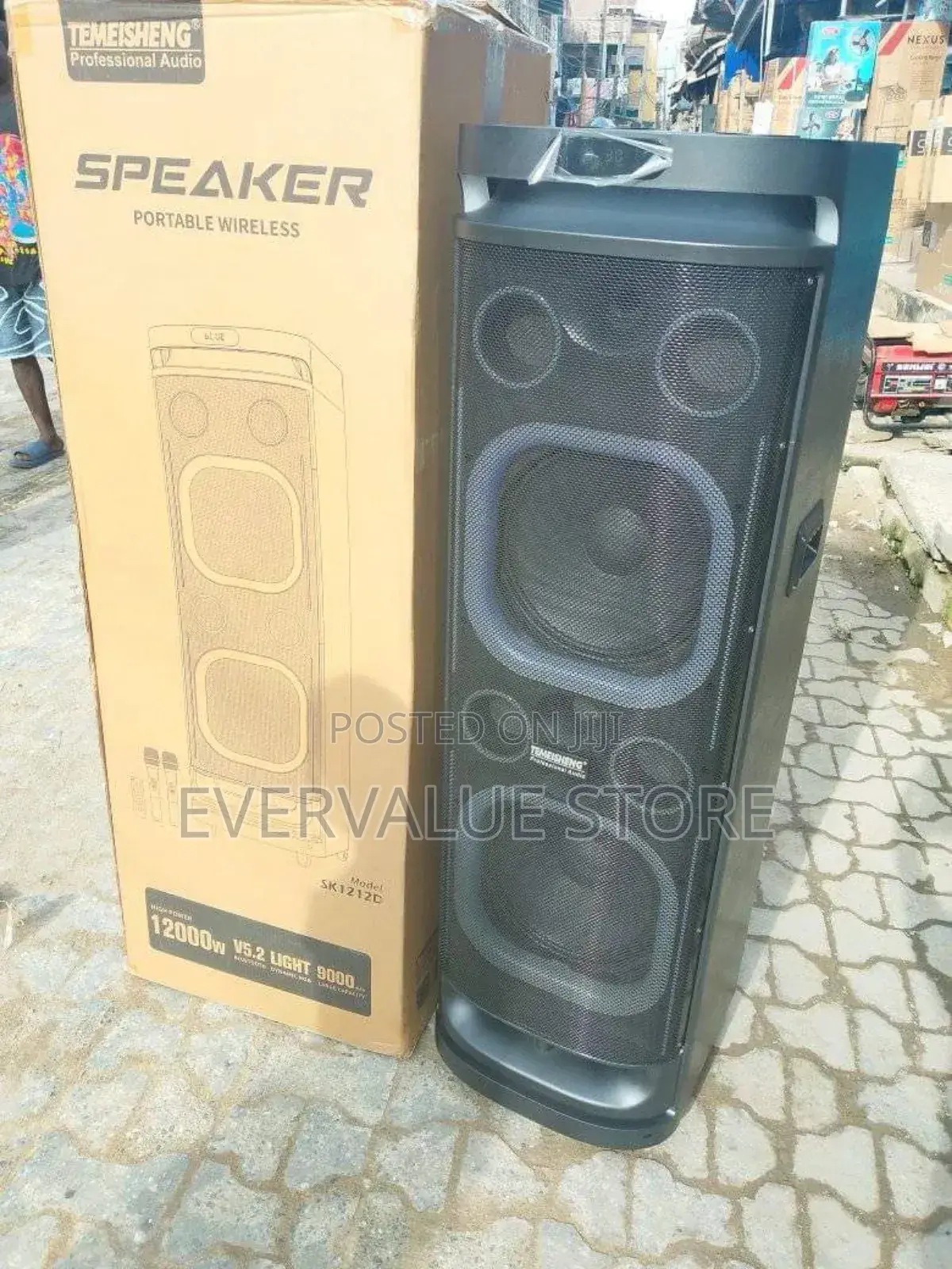 Temeisheng Portable Wireless Speaker 12000 Watts