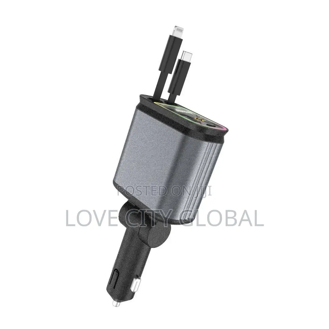 Car Roof Starlight 4 in 1 3ft 66w Fast Car Charger Adapter