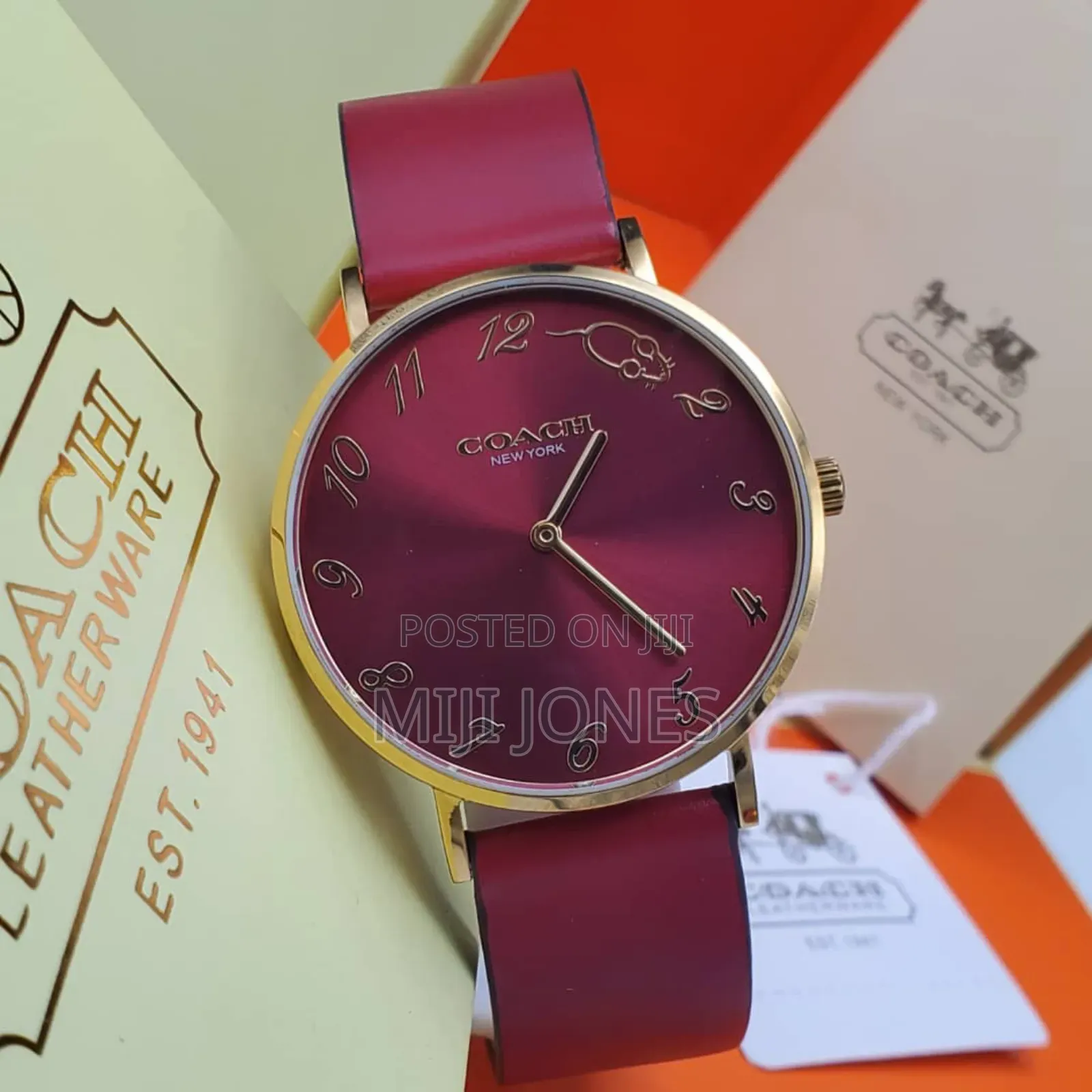 Coach Unisex Leather Watches