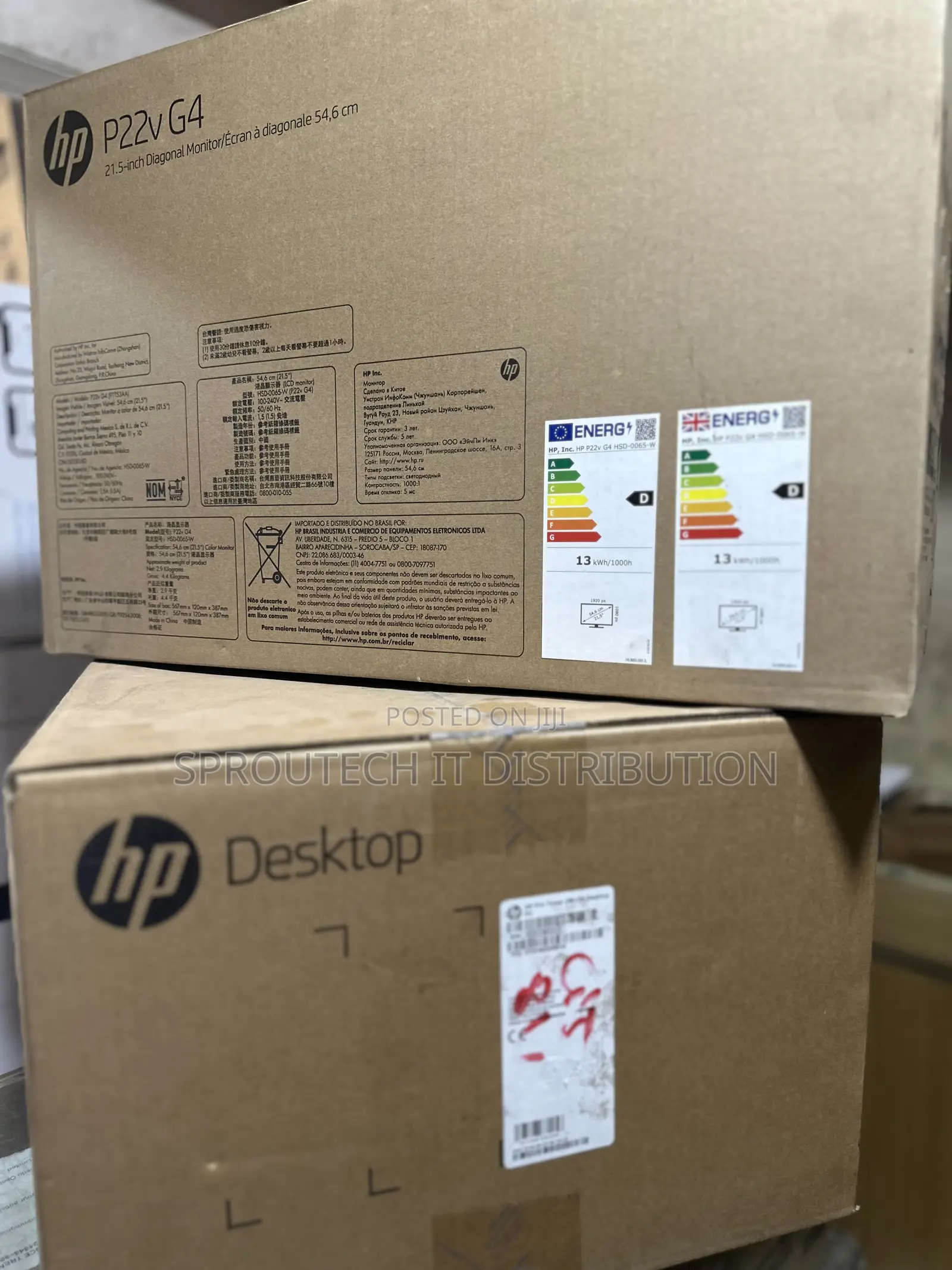 New Desktop Computer HP 290 G4 8GB Intel Core I5 HDD 1T