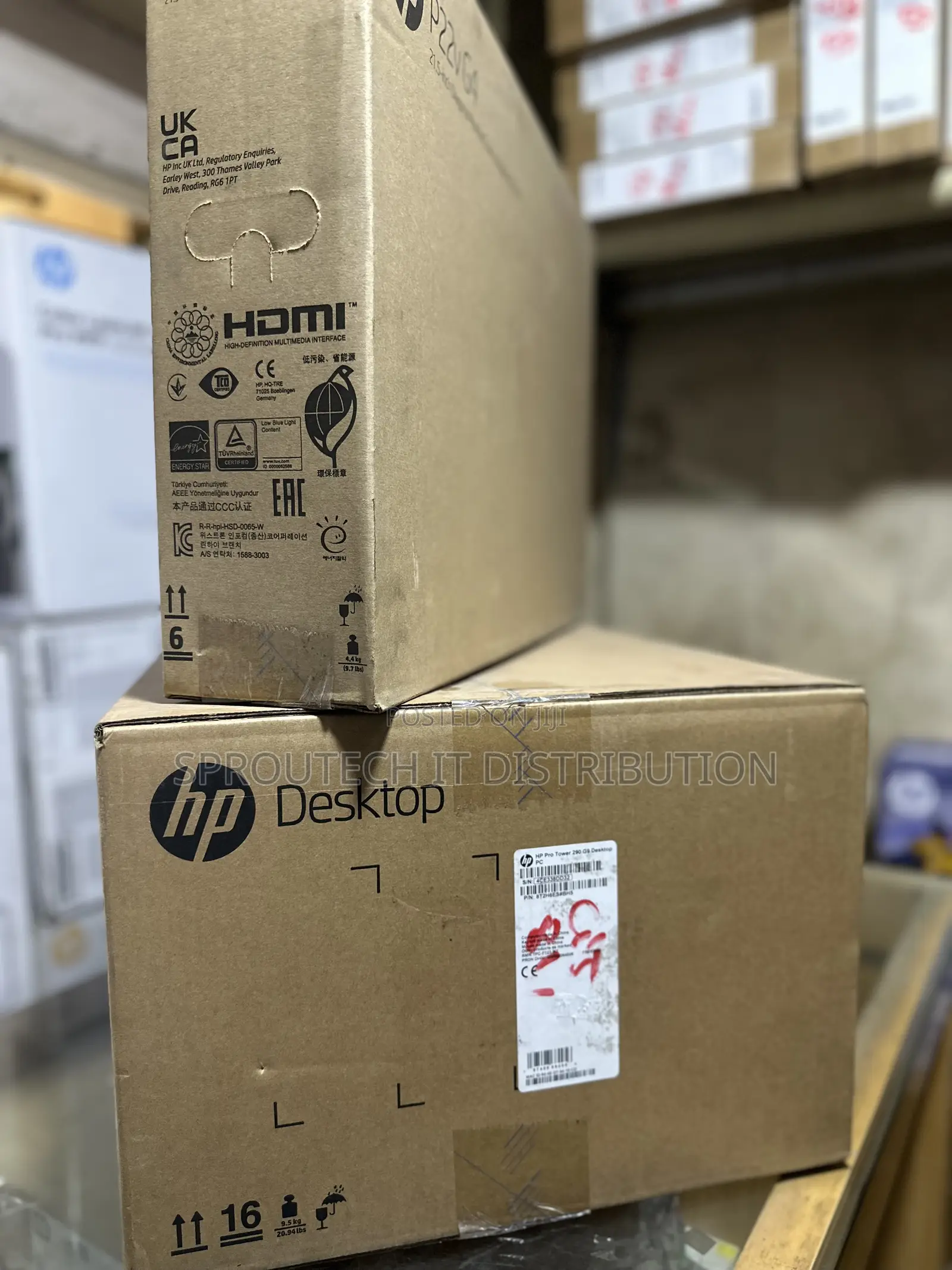 New Desktop Computer HP 290 G4 8GB Intel Core I5 HDD 1T