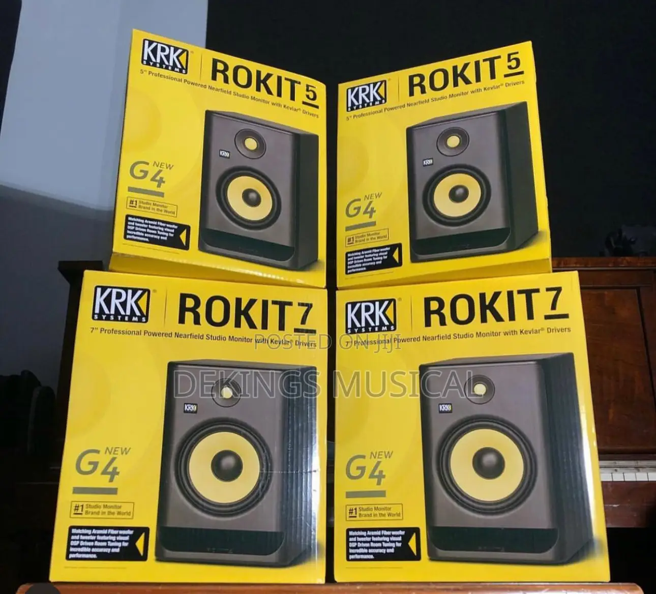 KRK Rokit 5 G4 Powered Studio Monitor Speaker