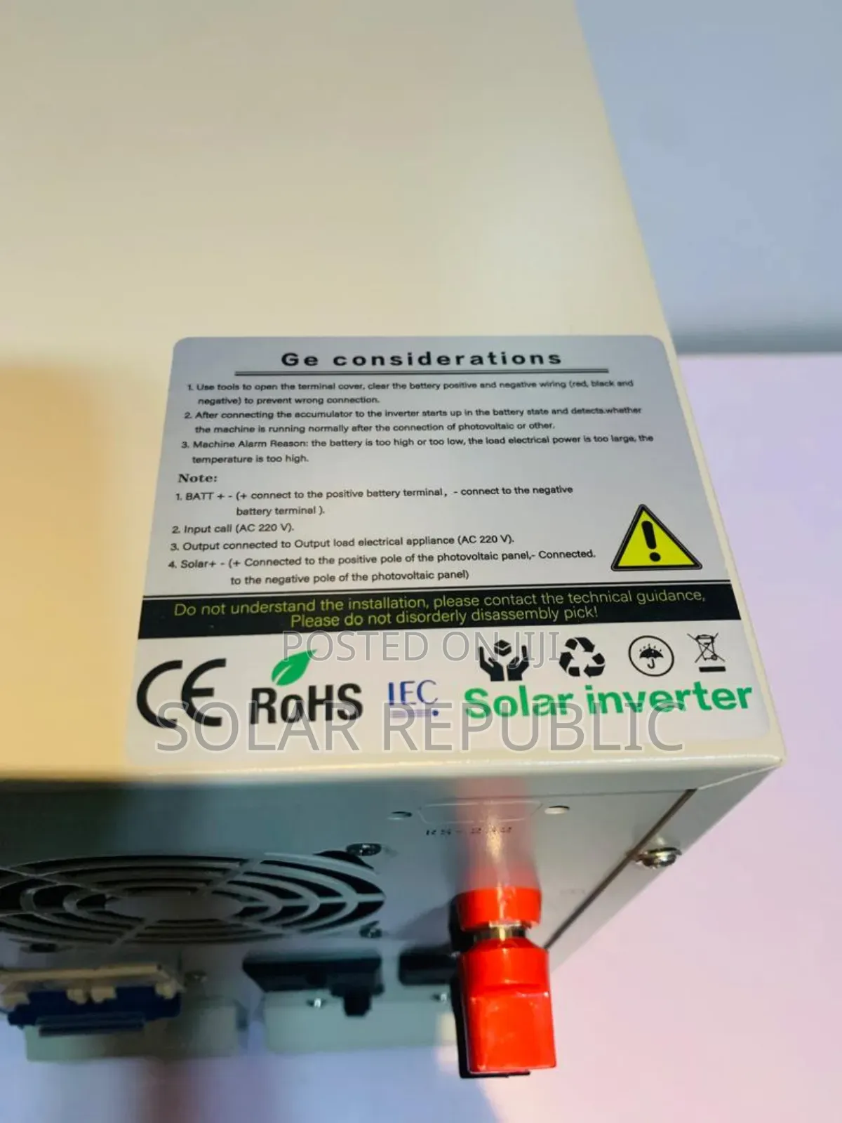 5.5kva 24v Jordyele Inverter
