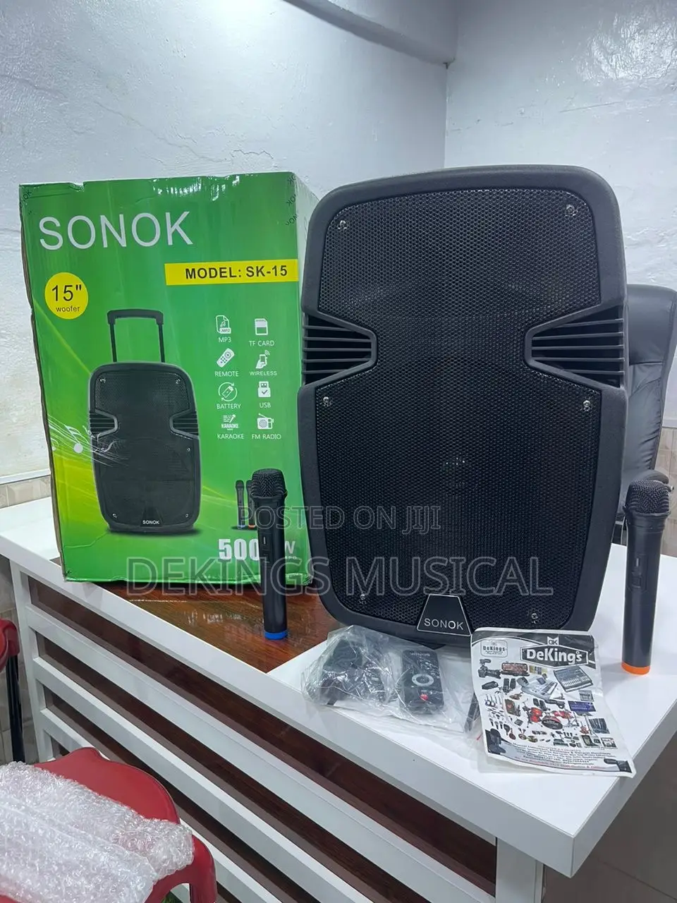Sonok 15 Inches Pa System Bluetooth Speaker