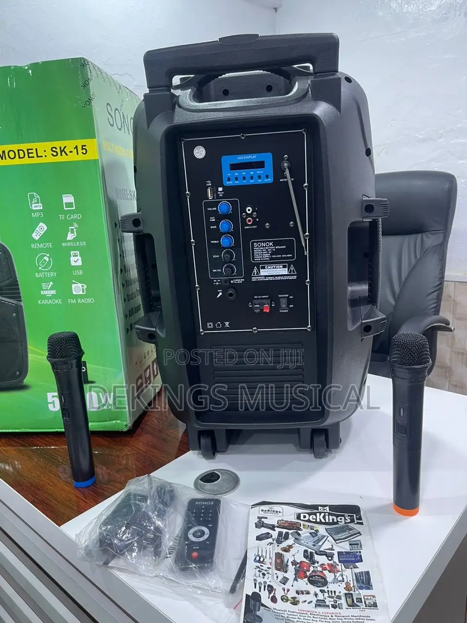 Sonok 15 Inches Pa System Bluetooth Speaker