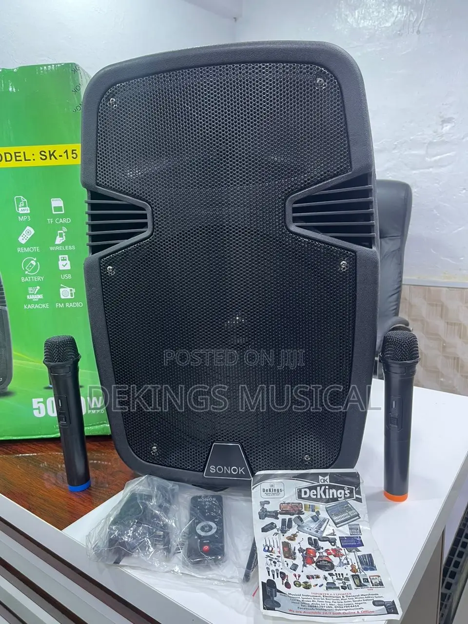 Sonok 15 Inches Pa System Bluetooth Speaker