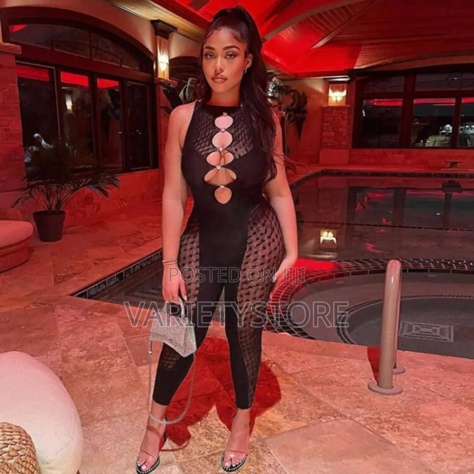 Women's Sexy Bodycon Club Jumpsuit