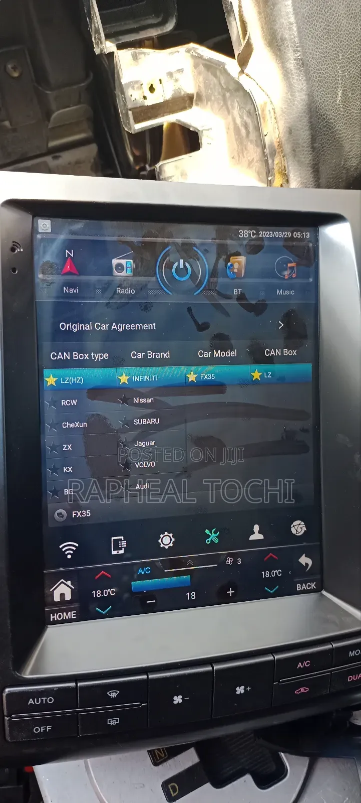 Infiniti Fx35 Tesal Android Player