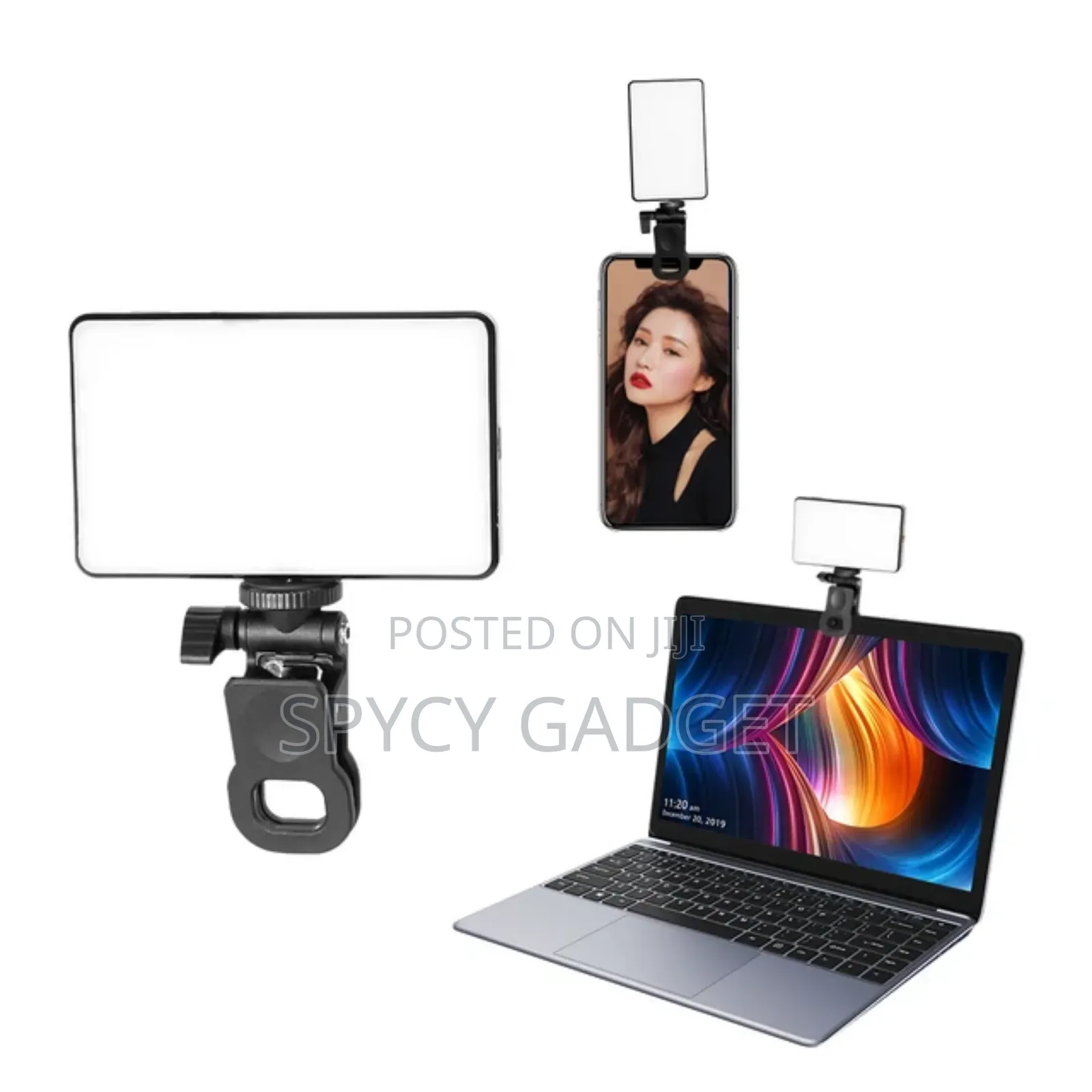 Mini Clip-on Mobile Phone LED Selfie Light 120 LED