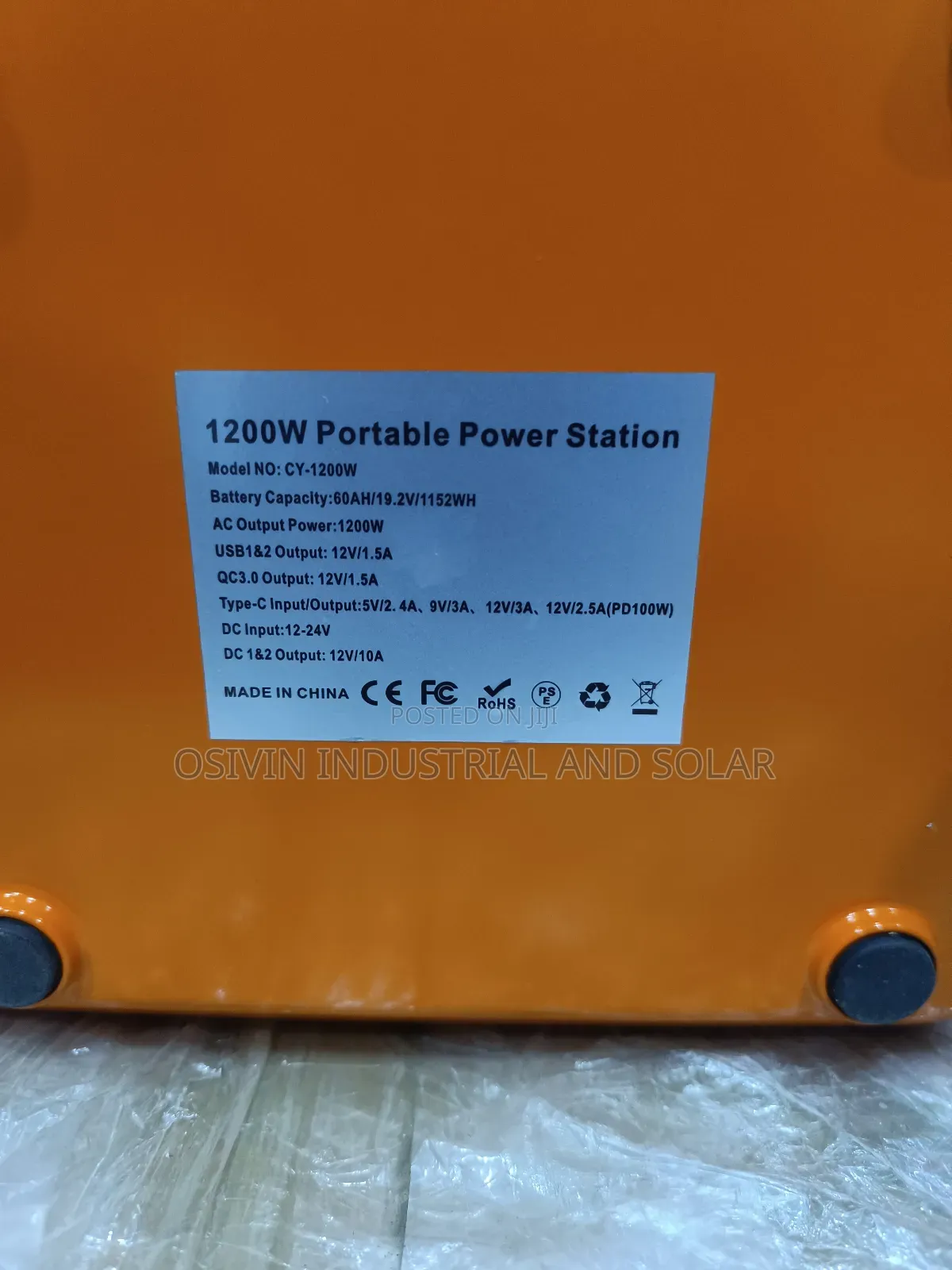 Original 1200w Solar Generator With 50w Solar Panel 3pics