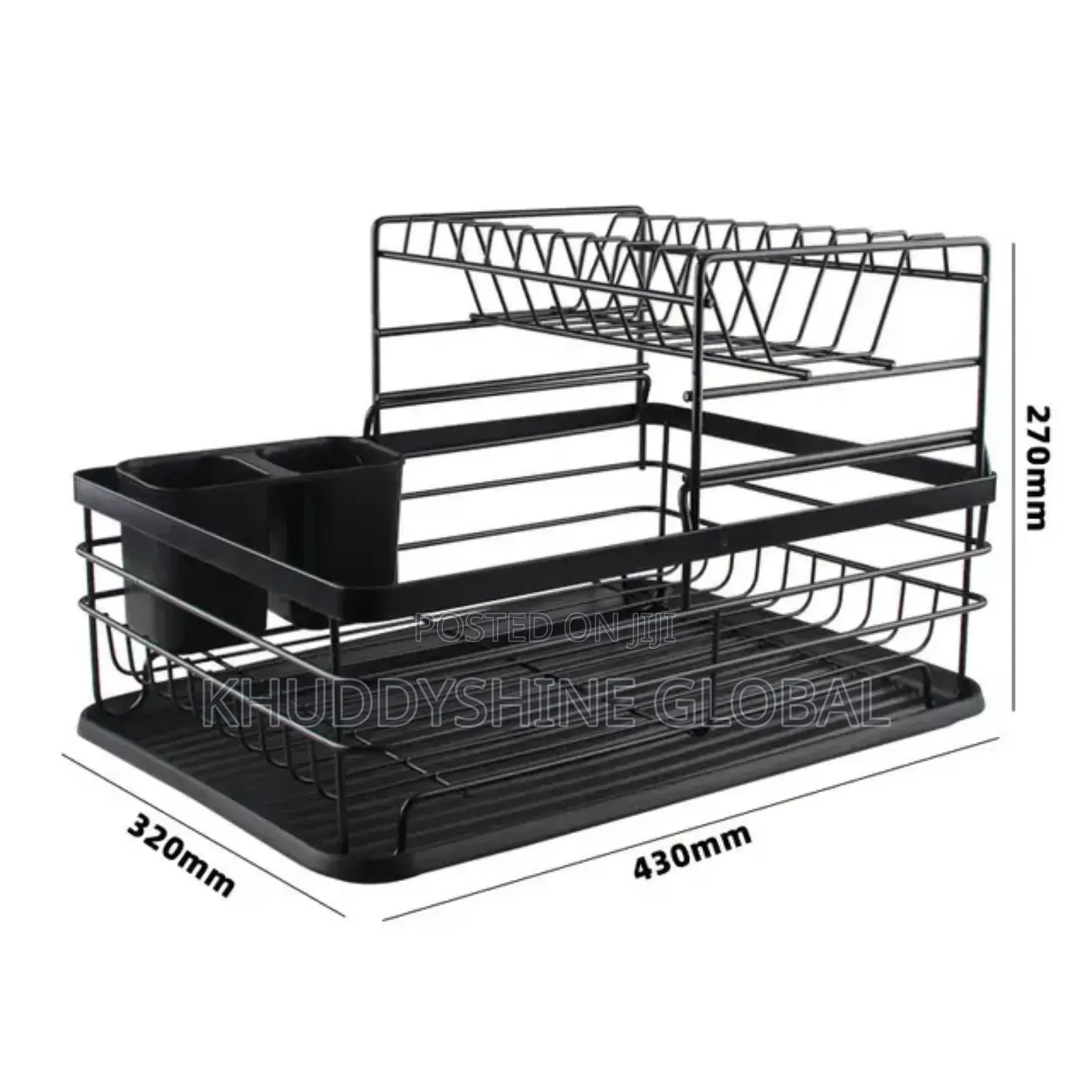 Dish Rack With Drainer
Available in Black