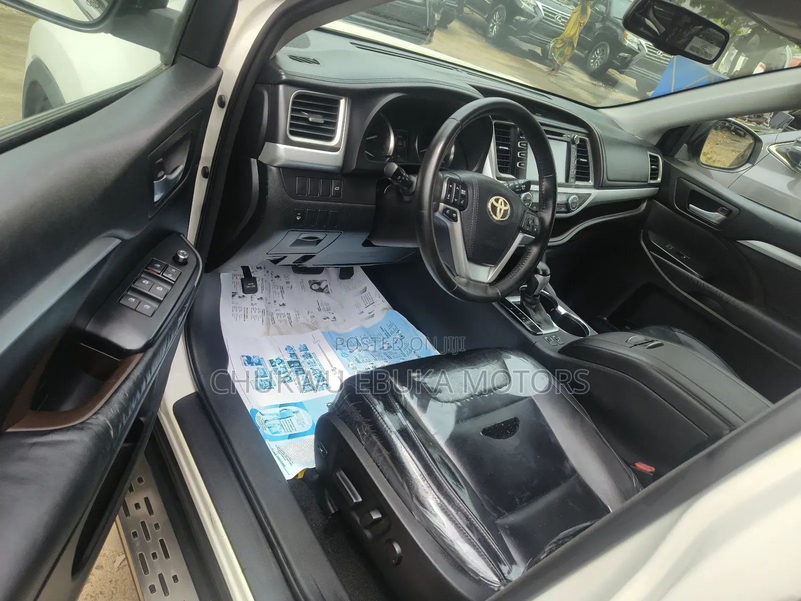 Toyota Highlander XLE V6 4x4 (3.5L 6cyl 6A) 2016 White