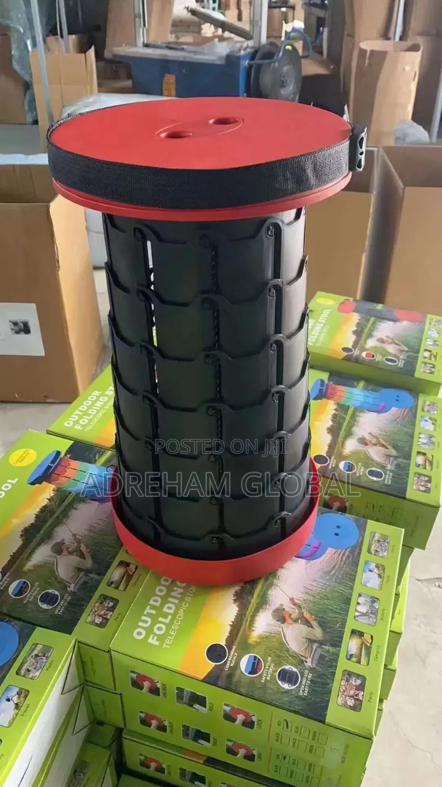 Telescope Foldable Stool, 200kg