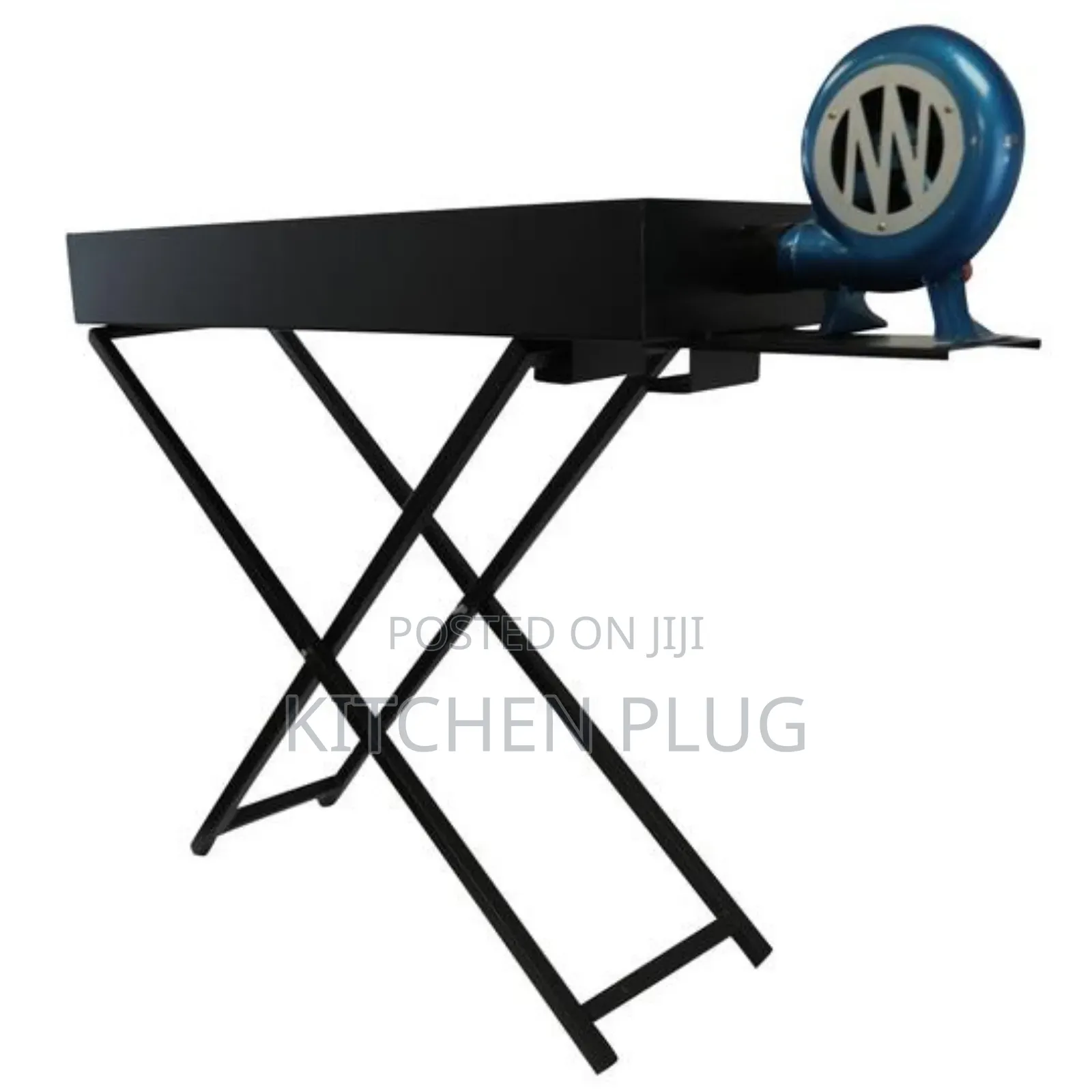 Charcoal BBQ Grill With Fan Integration