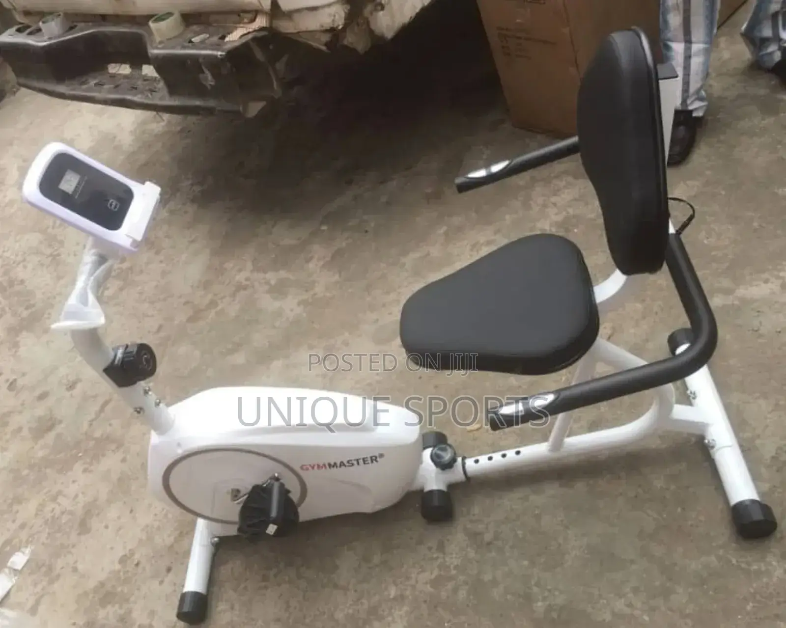 Stationary Recumbent Ergometer Bike.