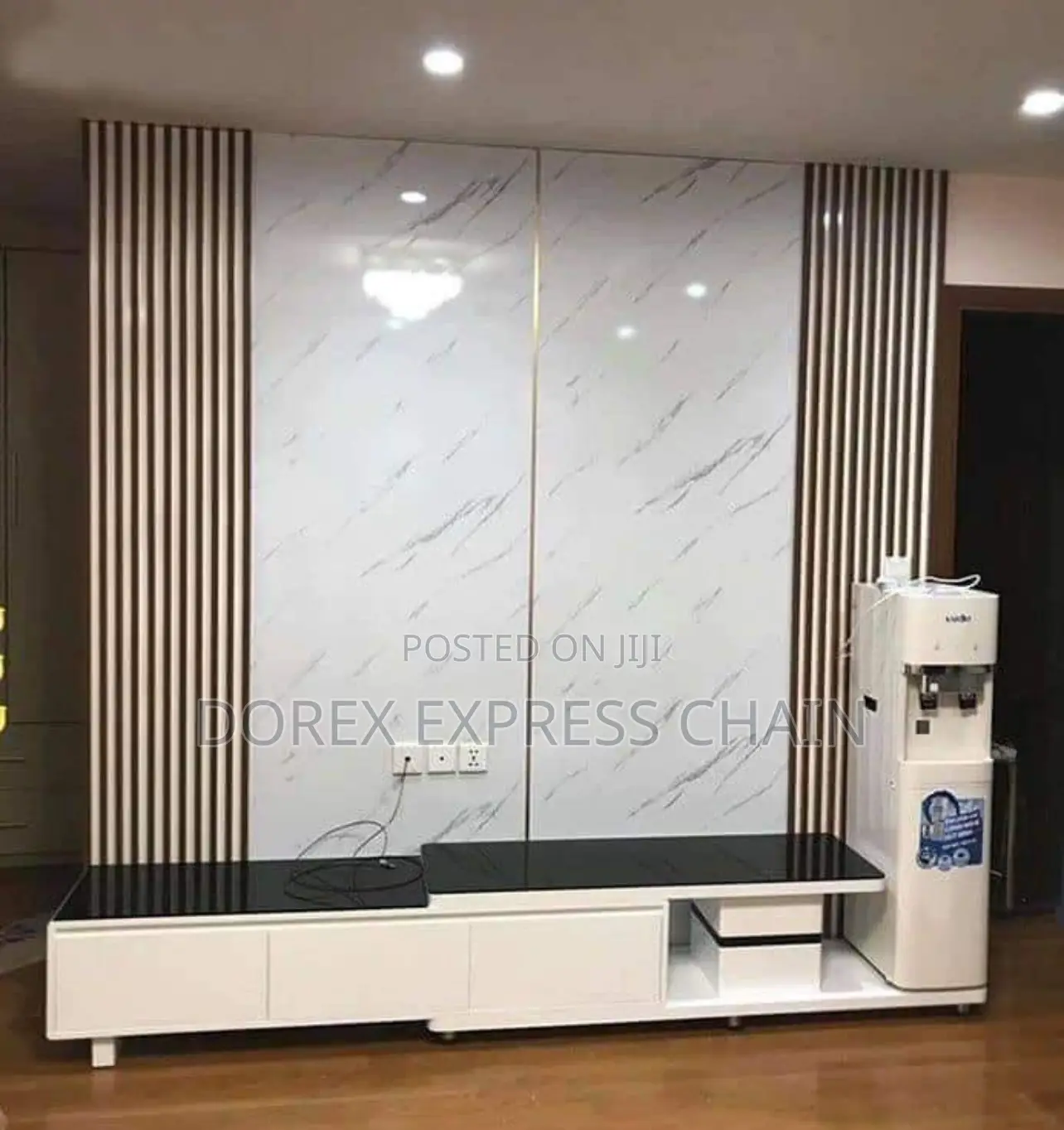 TV Console With Cable Management