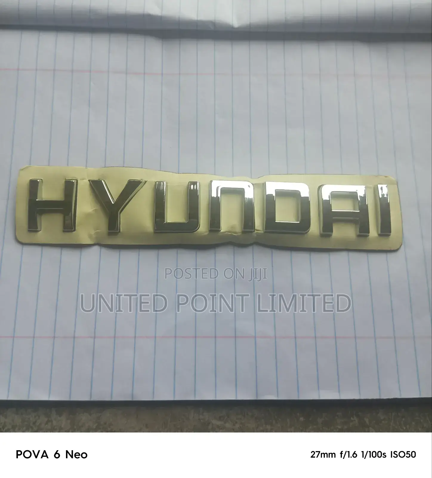 Hyundai Write Up Emblem HYUNDAI