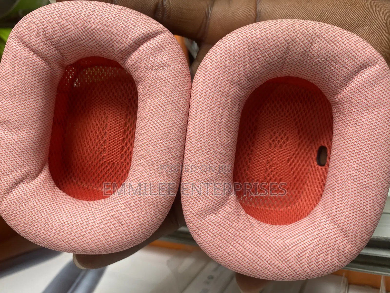 Airpod Max Ear Caution Pink Color