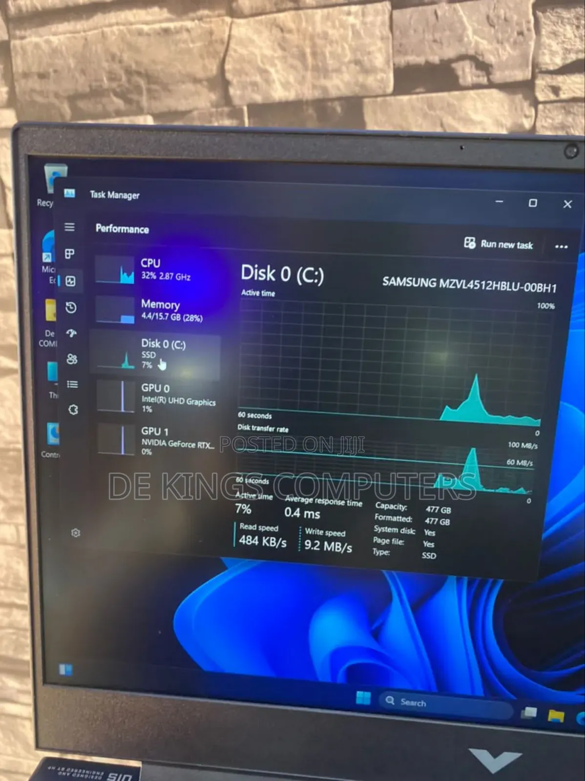 Laptop HP Victus 15 16GB Intel Core i5 SSD 512GB