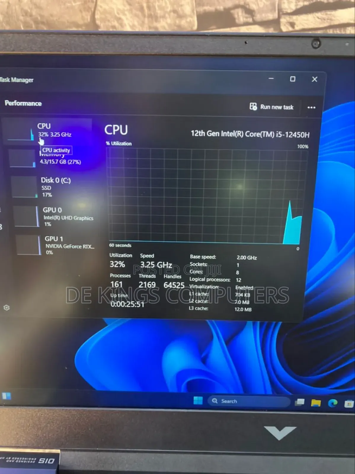 Laptop HP Victus 15 16GB Intel Core I5 SSD 512GB